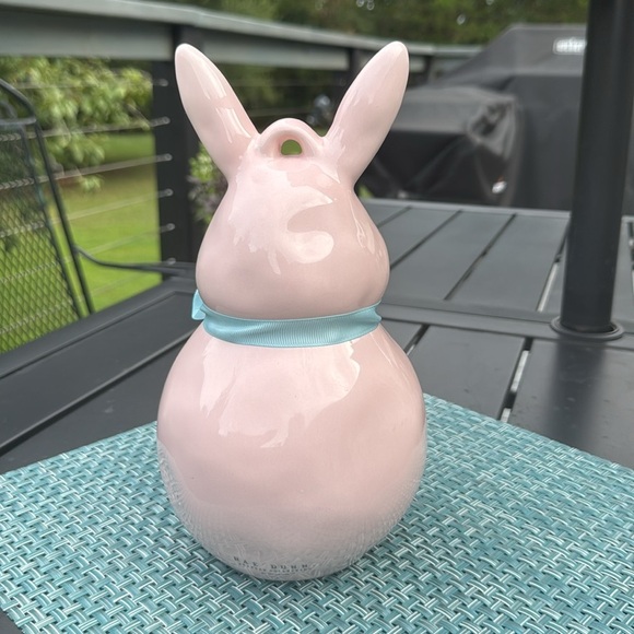 Rae Dunn Pink Bunny Birdhouse - Picture 2 of 3